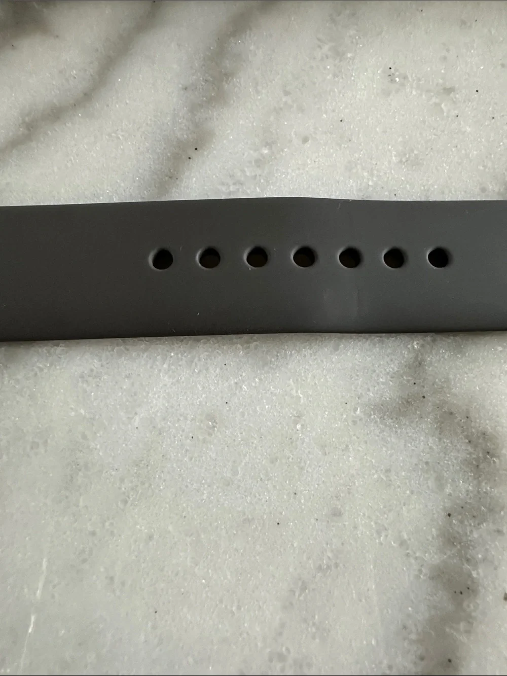 Authentic Apple Watch Gray Sport Band 42mm (With Box)- barely worn - looks new